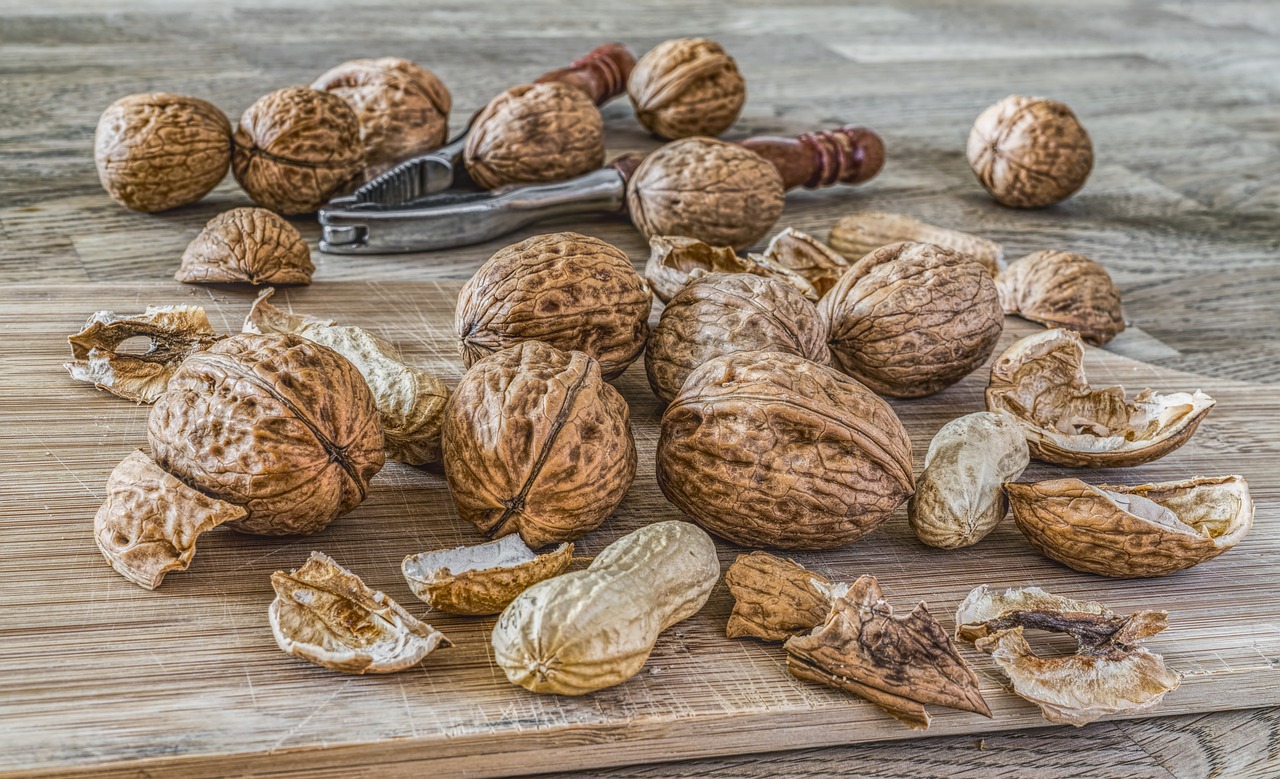 ¿Cuántos gramos son 7 nueces?