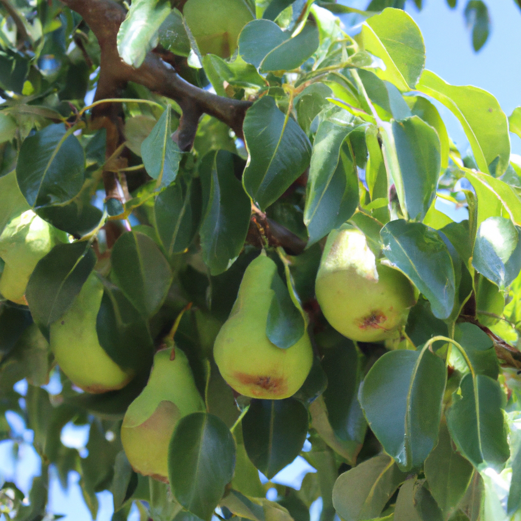¿Cómo son los arbolitos de pera?