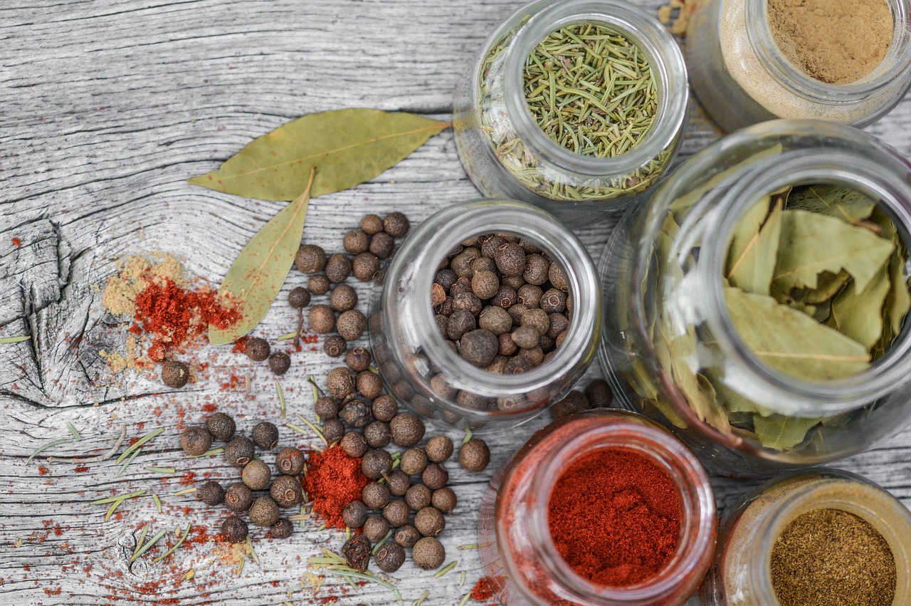 ¿Cuáles son las especias más utilizadas en la cocina?