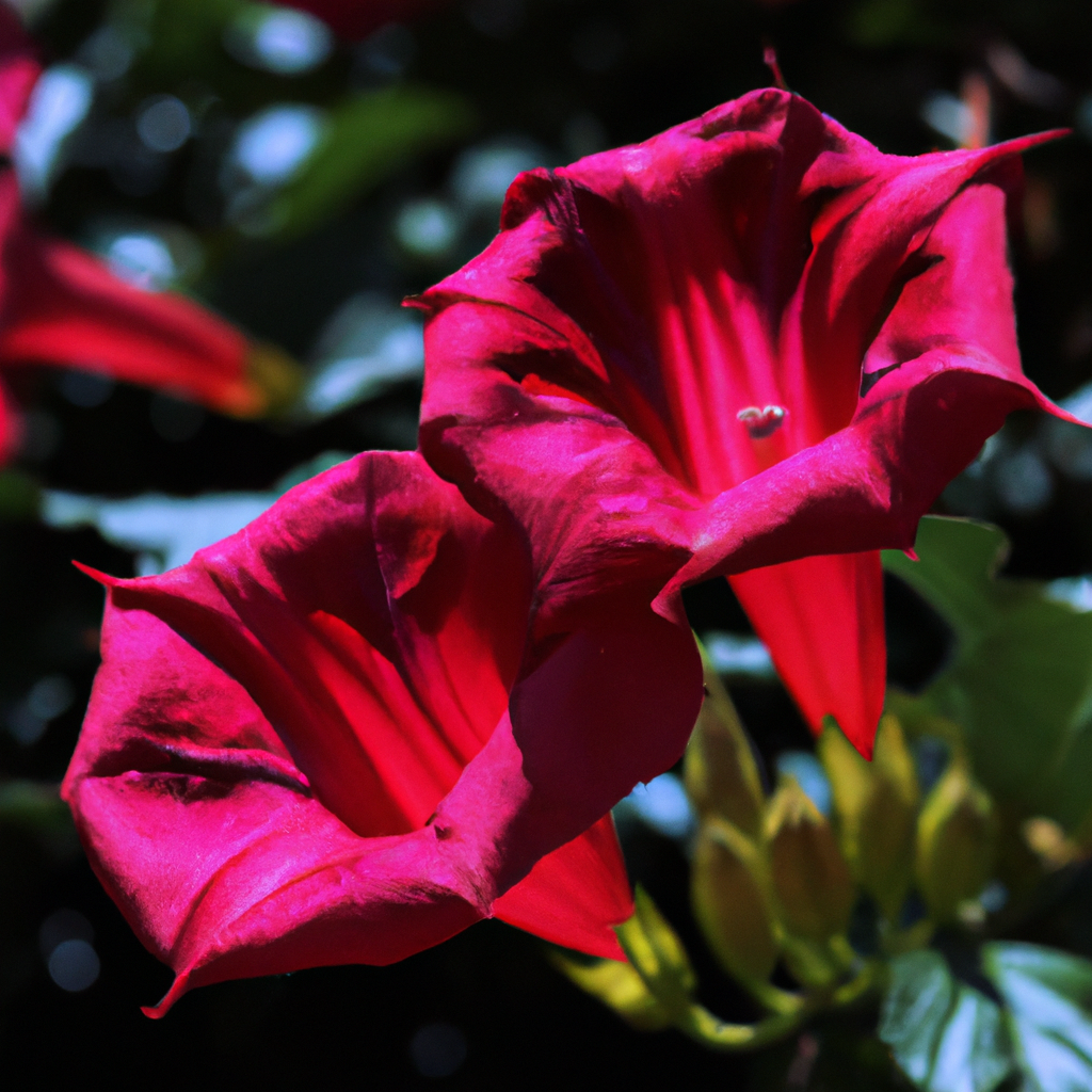 ¿Cómo se llaman las flores que son como campanas?